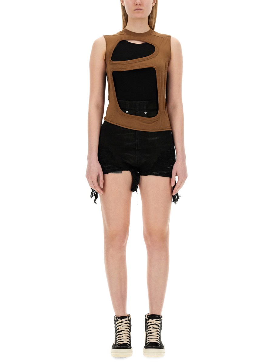 RICK OWENS DRKSHDW TOP CUT OUT