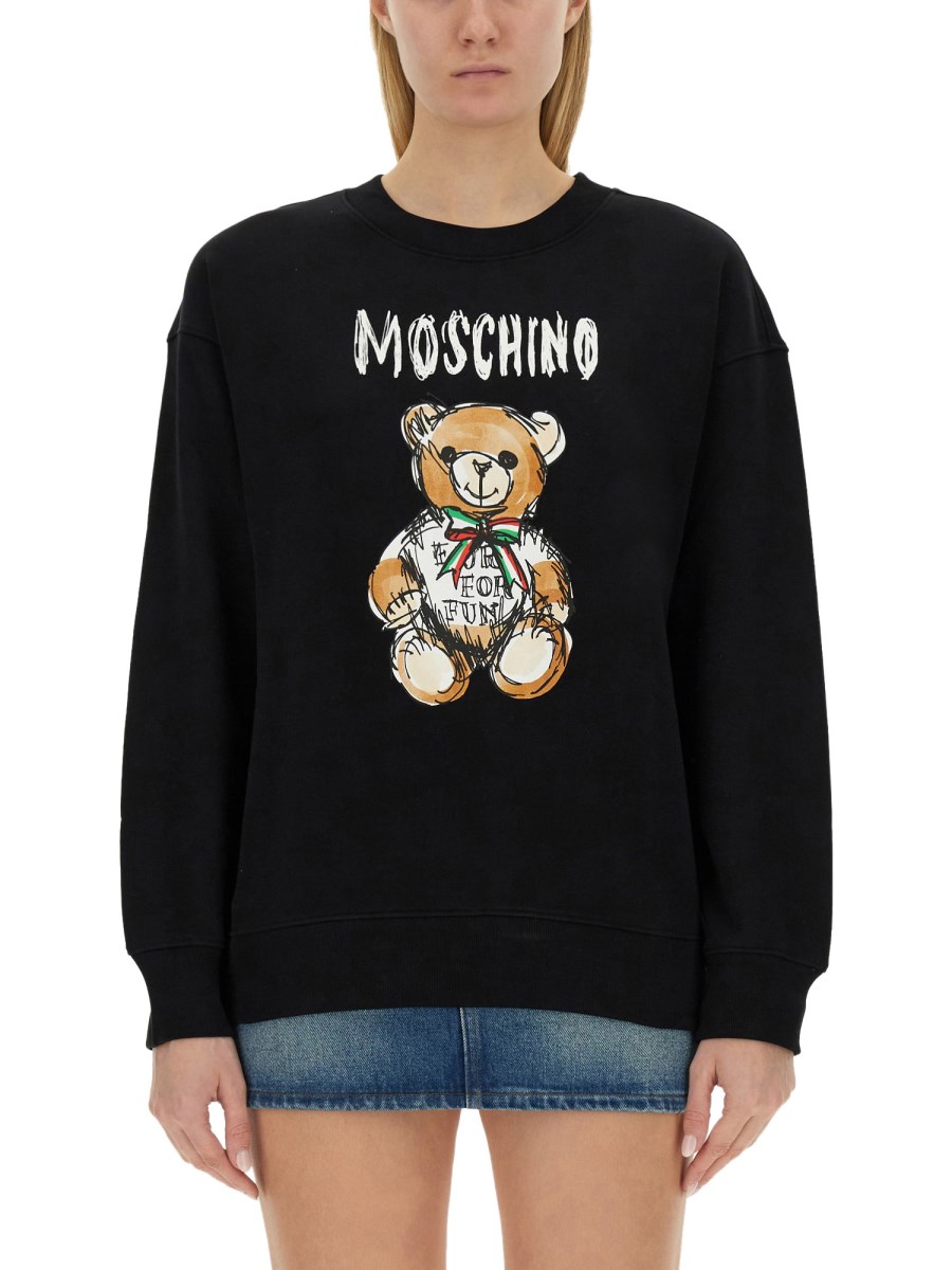 MOSCHINO FELPA "ICE CREAM" IN COTONE