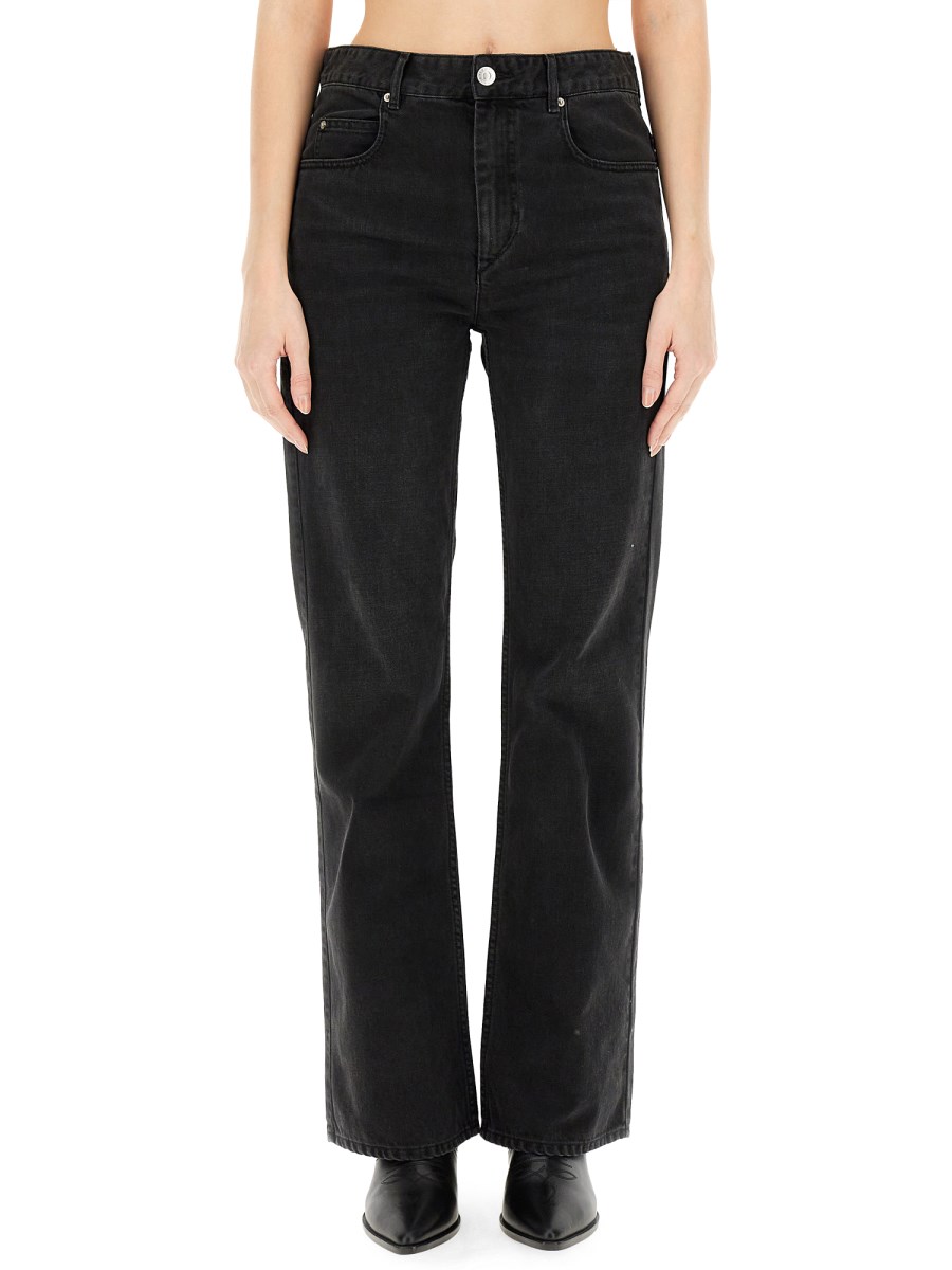 ISABEL MARANT PANTALONE "BELVIRA" IN COTONE