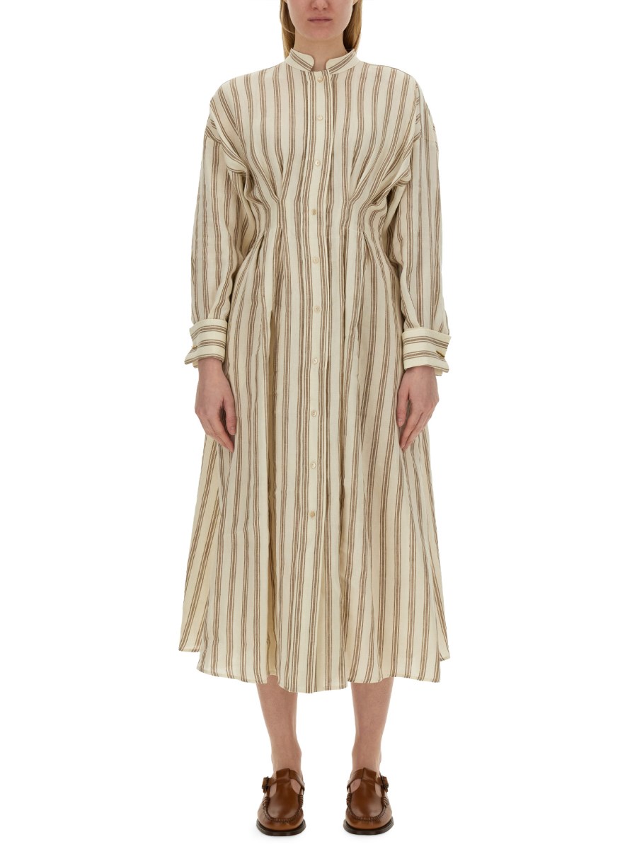 knee length dresses for ladies Baltic Born Womens Odette Tiered Dress | Black + White