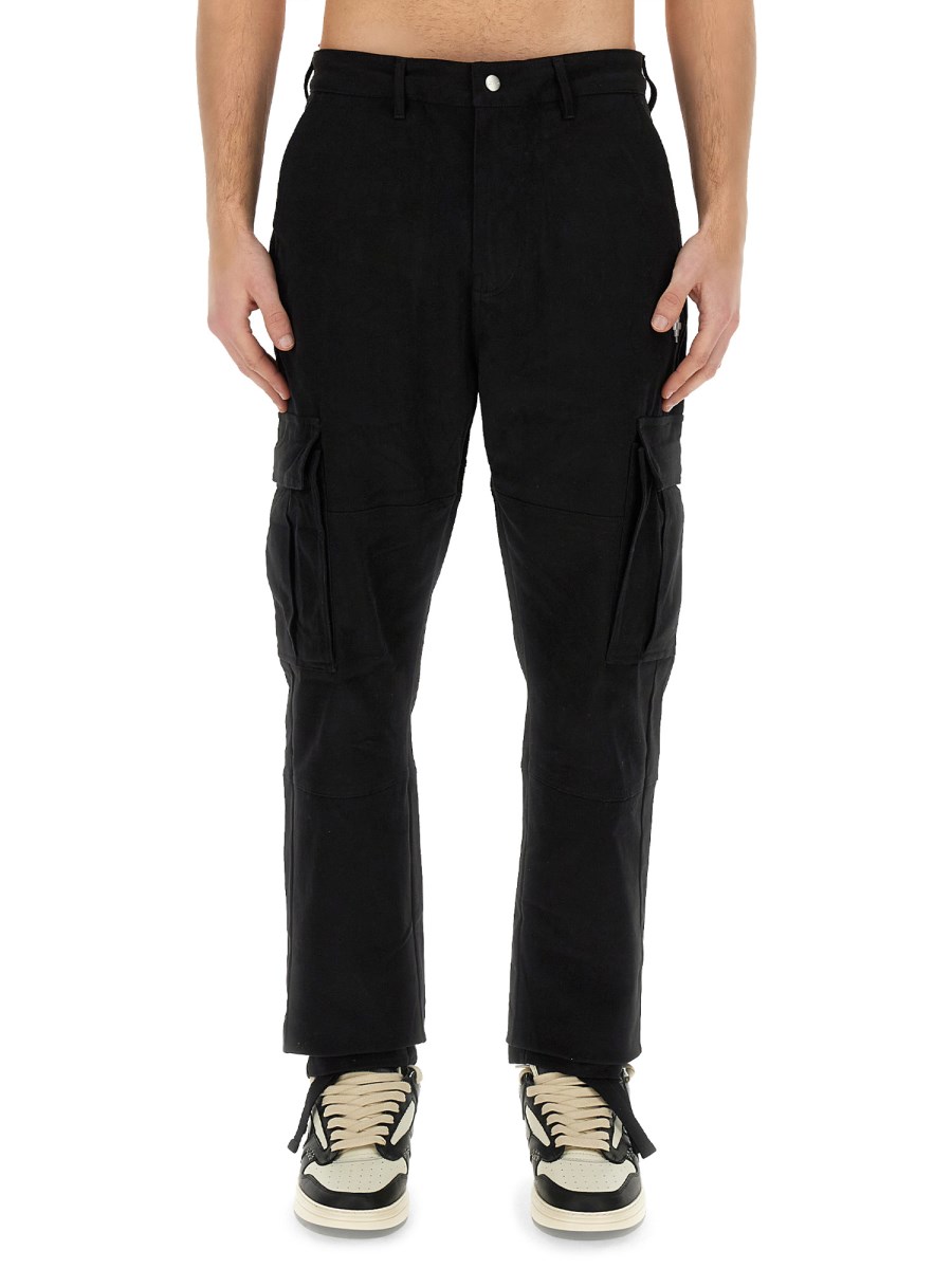 MARCELO BURLON COUNTY OF MILAN PANTALONE CARGO IN COTONE