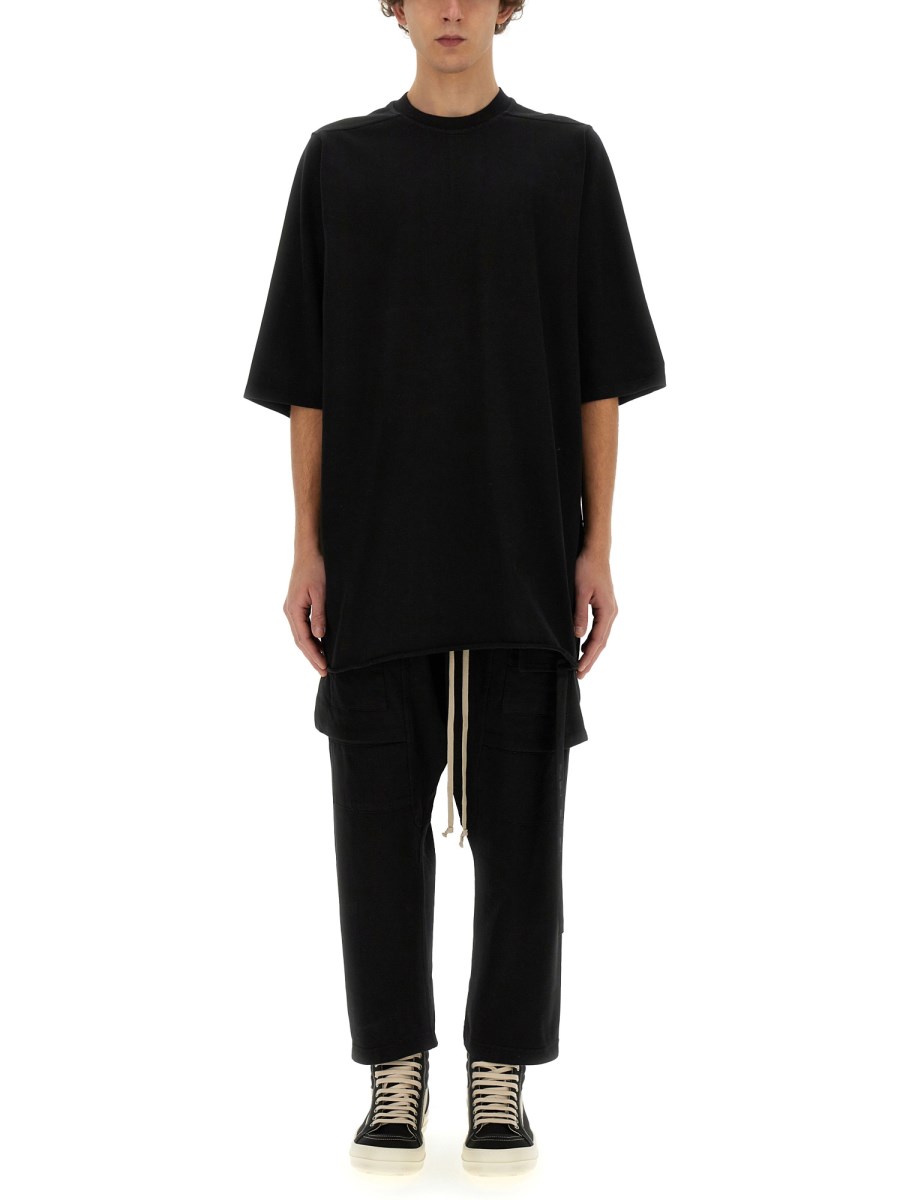 RICK OWENS DRKSHDW T-SHIRT IN COTONE