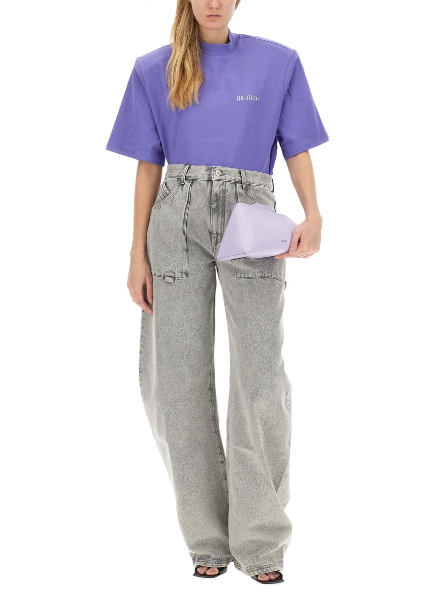 Tシャツ・カットソー THE ATTICO Woman T-Shirt Violet 250WCN00003JJJ025AA UB361K4SW___522_b02a96d7-dc5c-