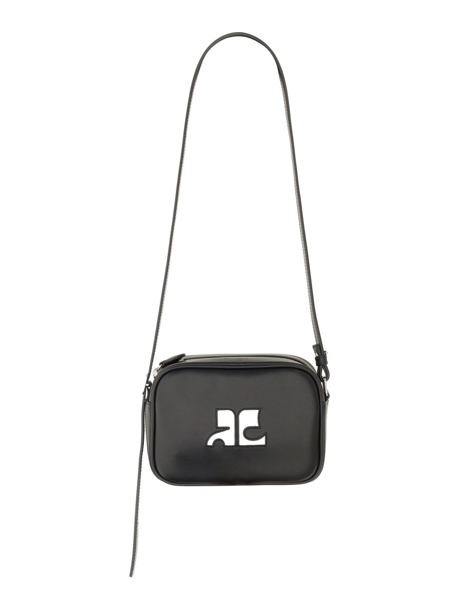 COURREGES CAMERA BAG "REEDITION" IN PELLE