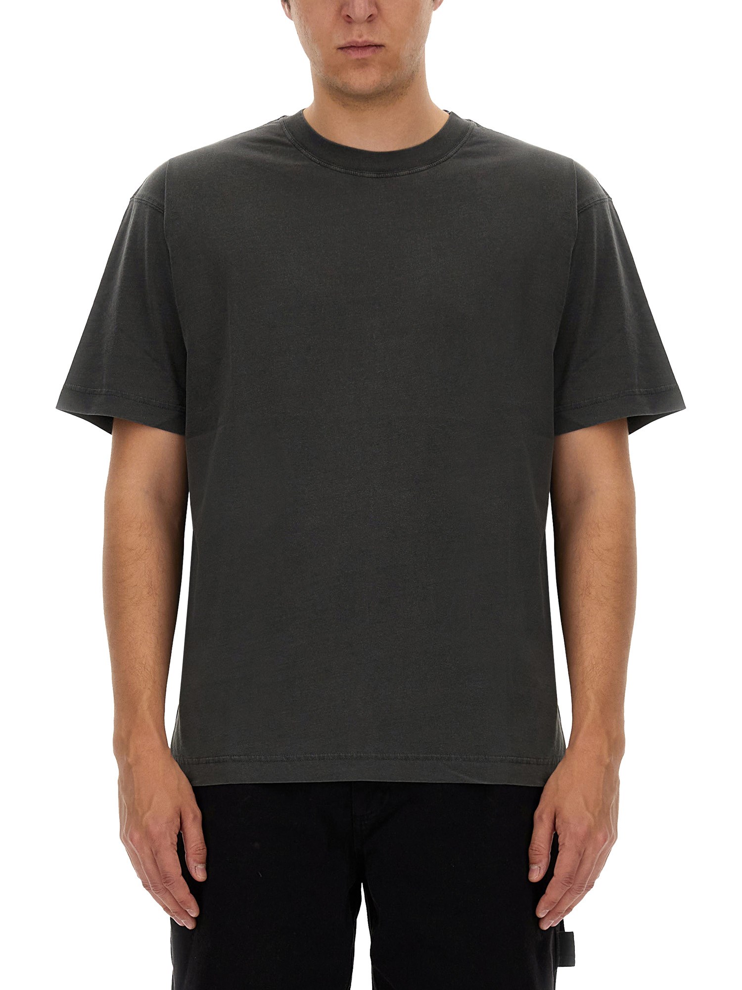 Shop Carhartt Cotton T-shirt In Grey