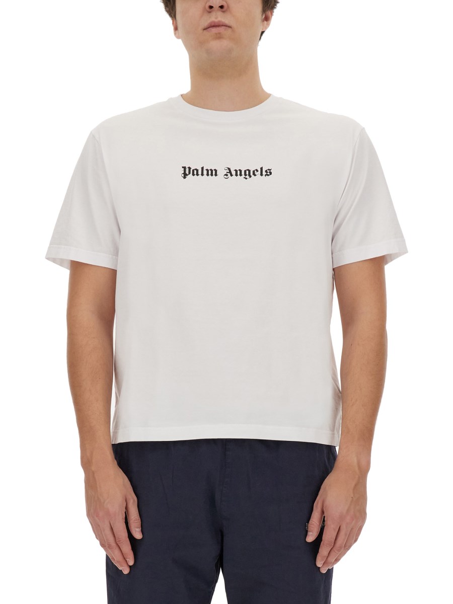 PALM ANGELS T-SHIRT CON LOGO