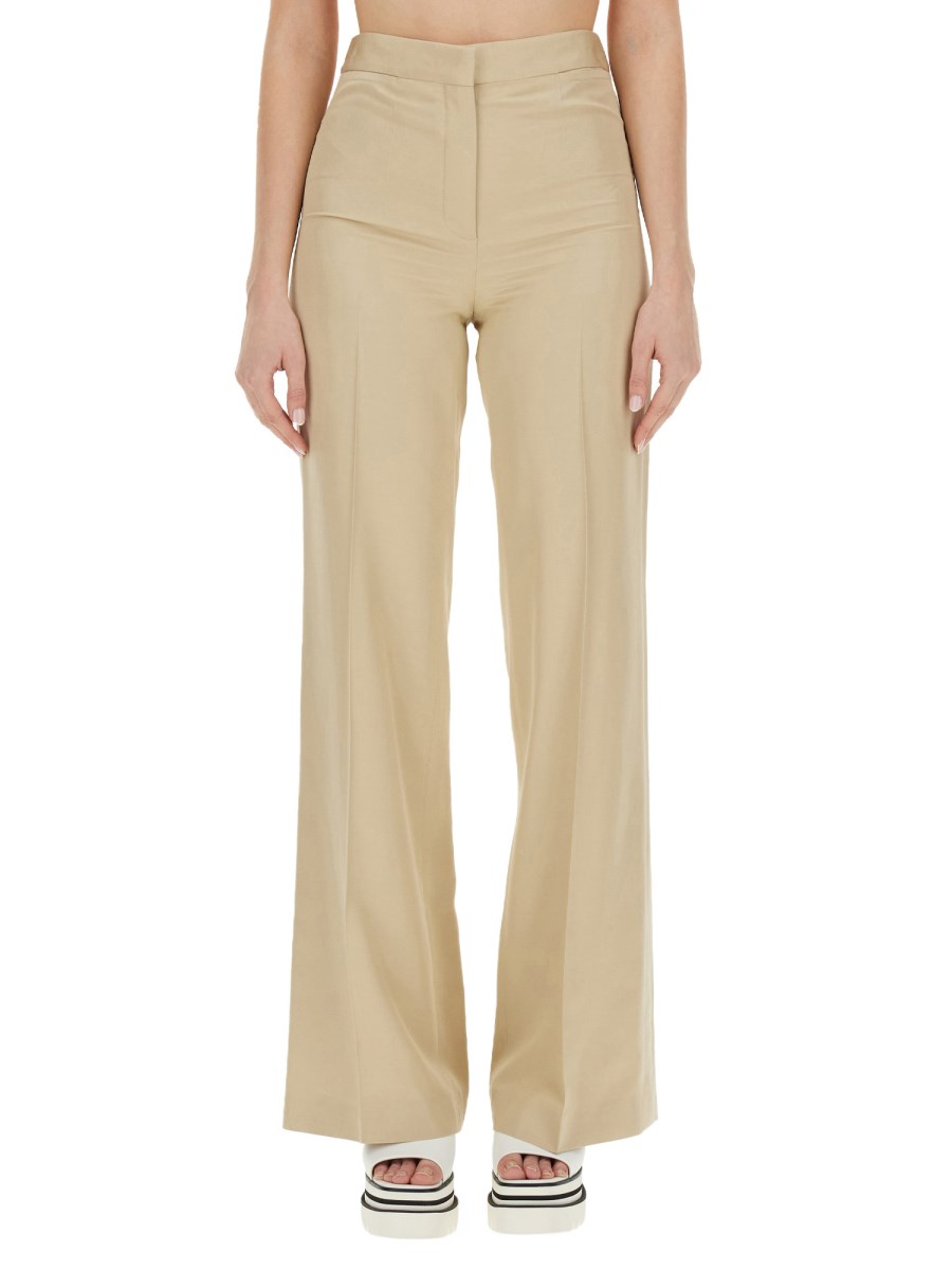 STELLA McCARTNEY PANTALONE FLARE FIT IN VISCOSA