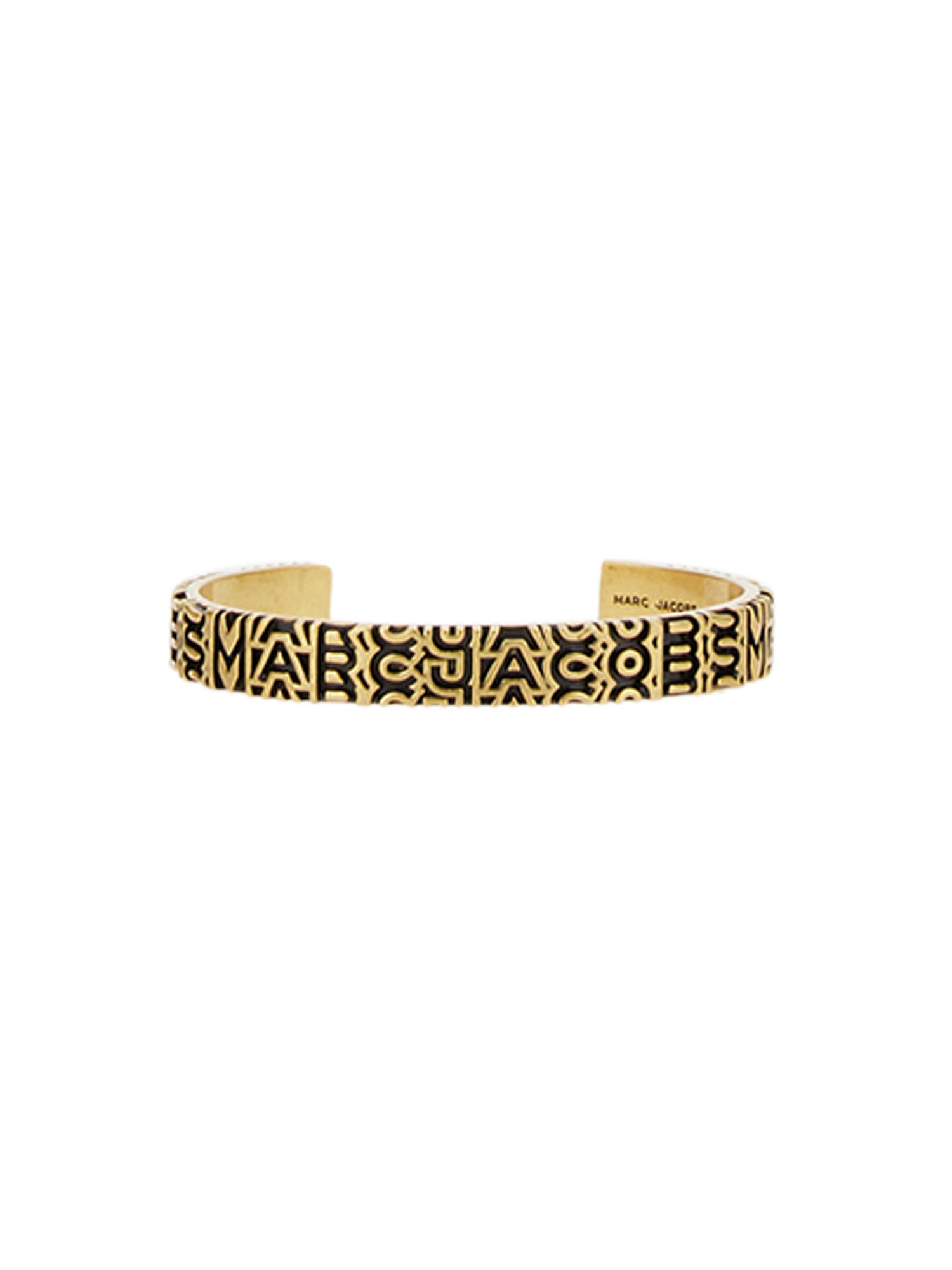 Shop Marc Jacobs Monogram Bracelet In Gold
