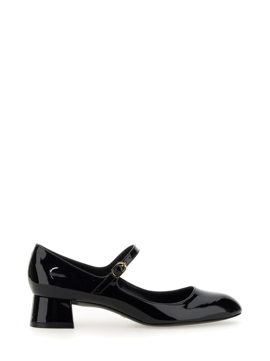 STUART WEITZMAN MARY JANE VIVIENNE IN NAPPA LUCIDA