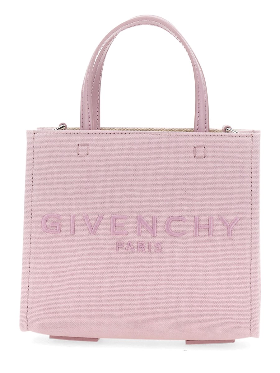 GIVENCHY BORSA MINI G-TOTE IN TELA DI COTONE