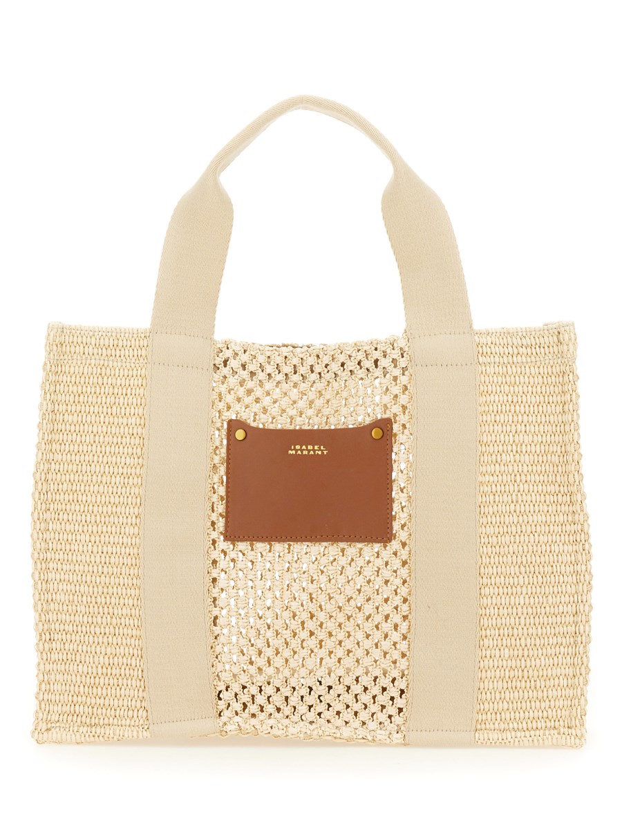 ISABEL MARANT BORSA ARUBA SMALL IN COTONE