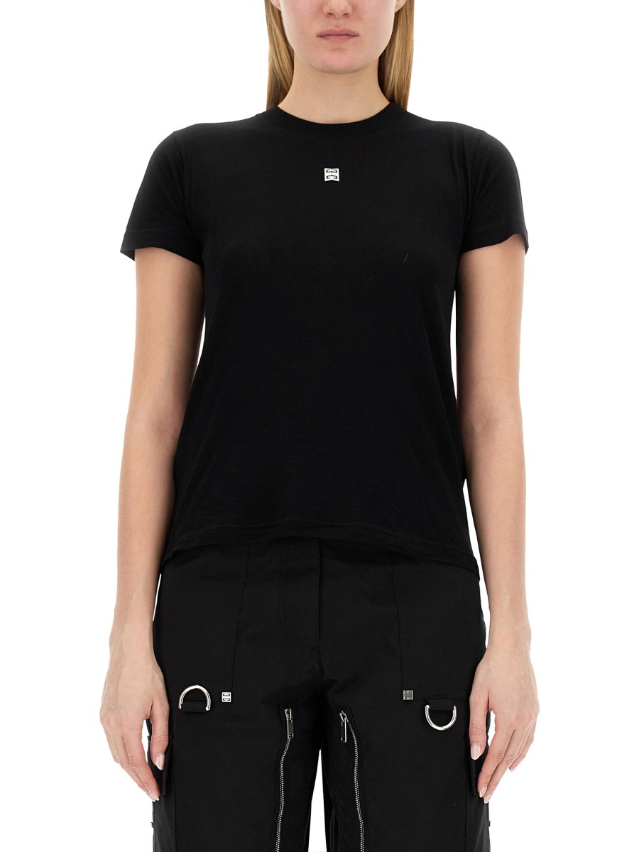 GIVENCHY - T-SHIRT WITH LOGO - Eleonora Bonucci