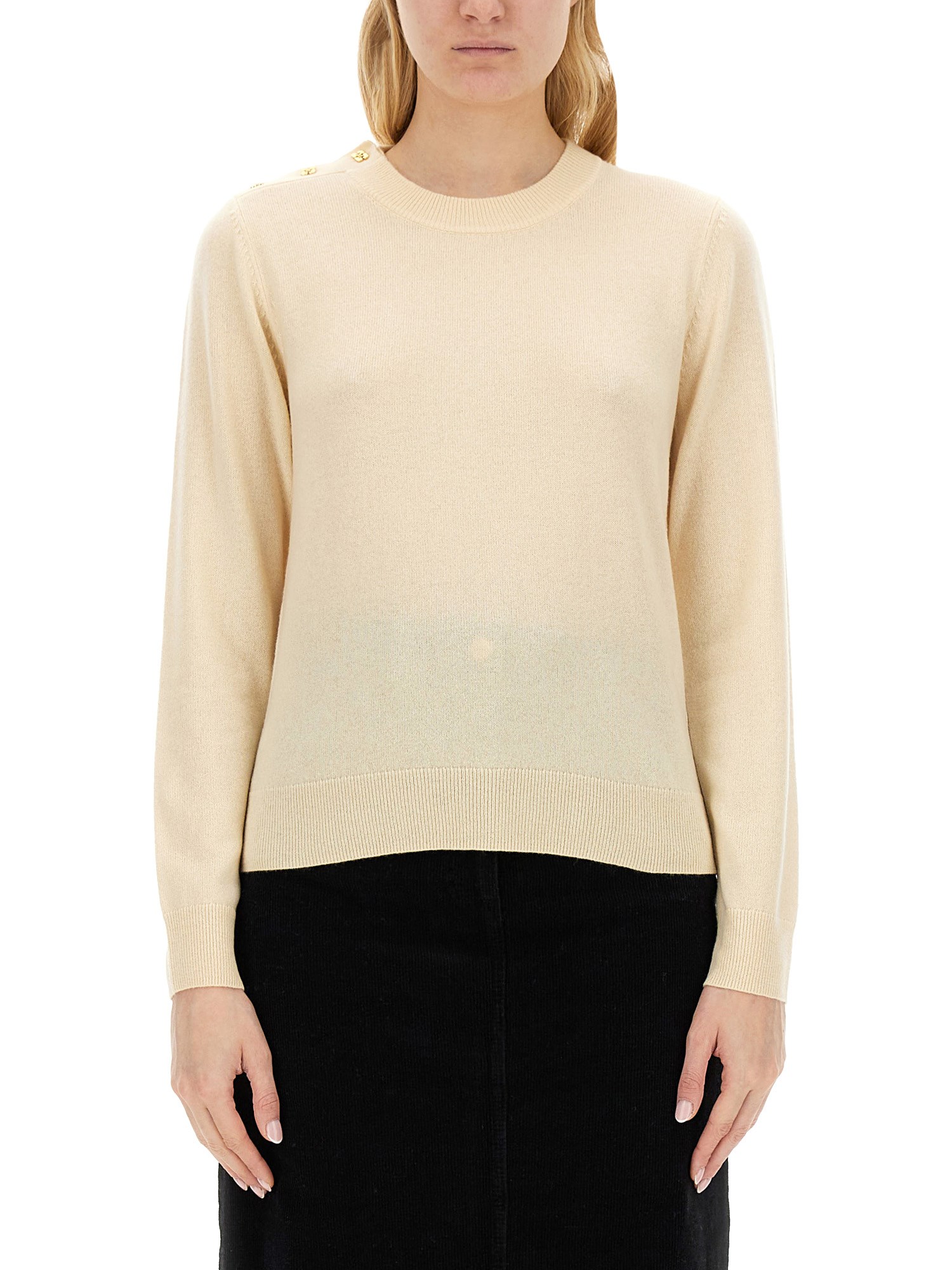 ganni o-neck shirt