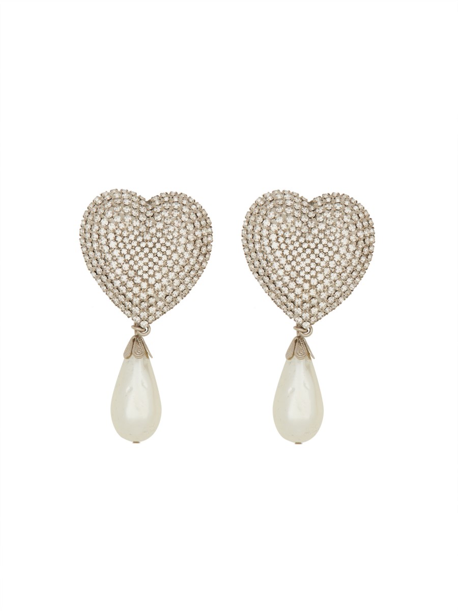 Alessandra rich hot sale heart earrings