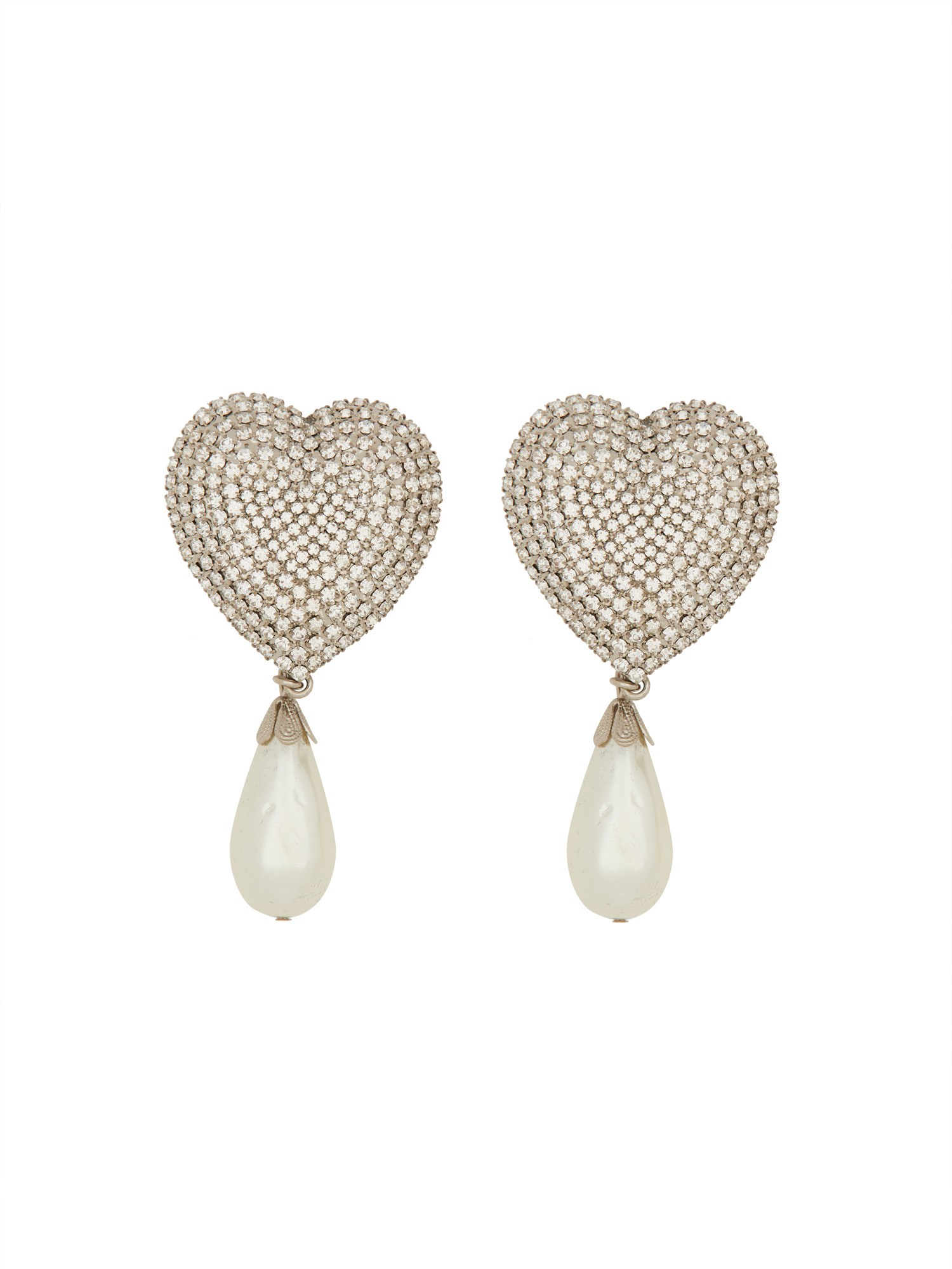 alessandra rich crystal heart earrings