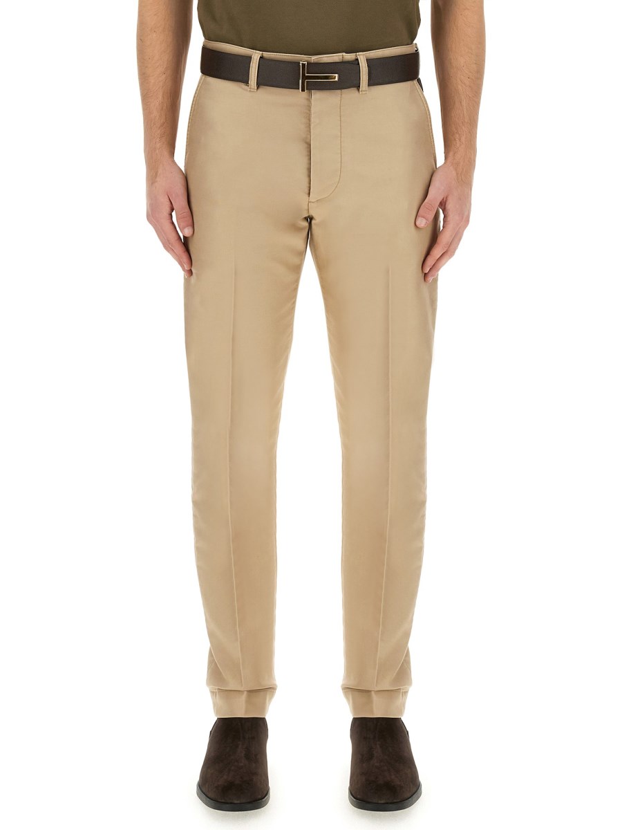 TOM FORD PANTALONE CHINO IN COTONE