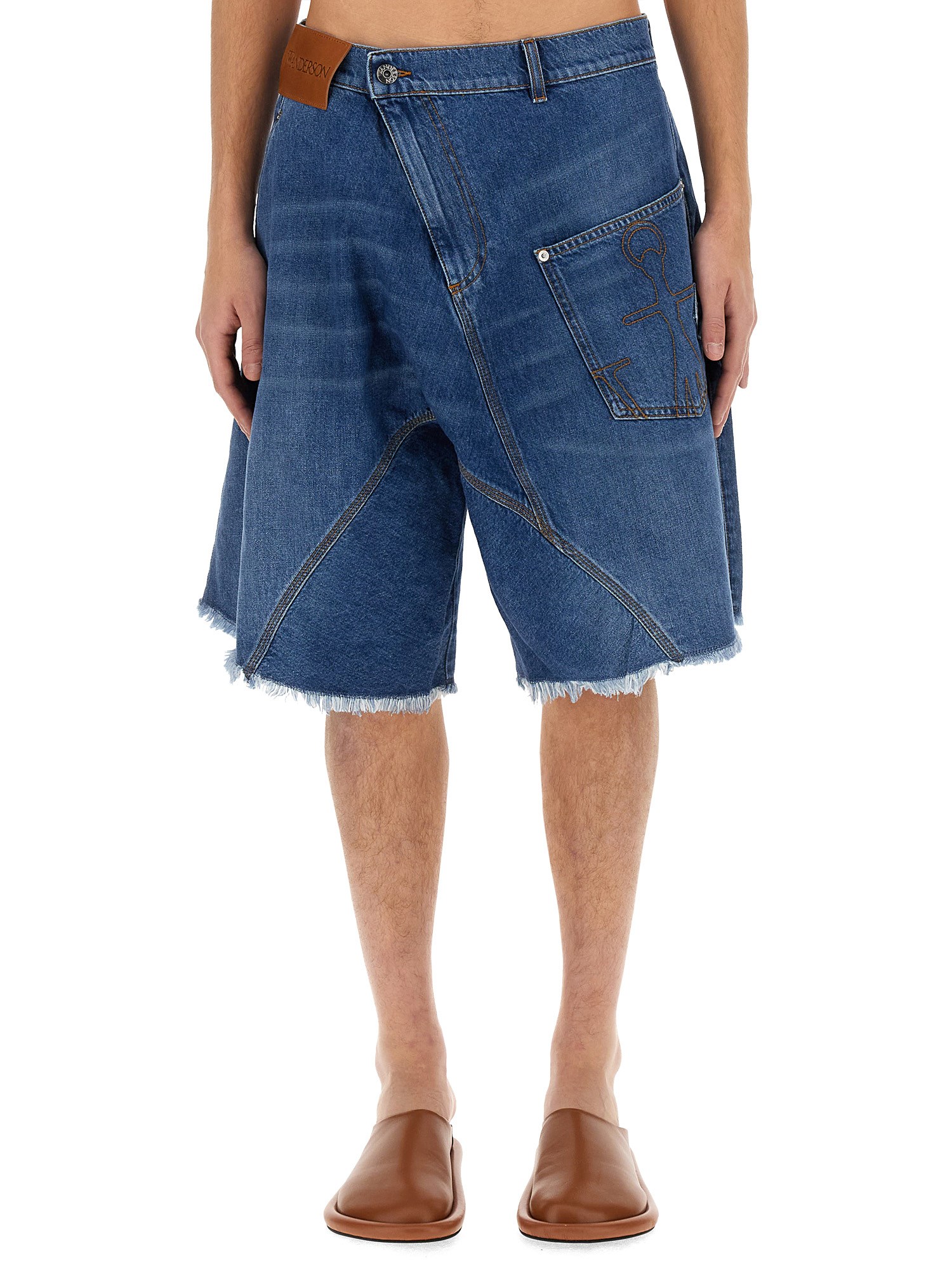 jw anderson twisted workwear bermuda shorts
