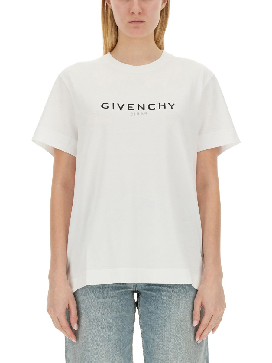 Givenchy t shirt outlet women's white