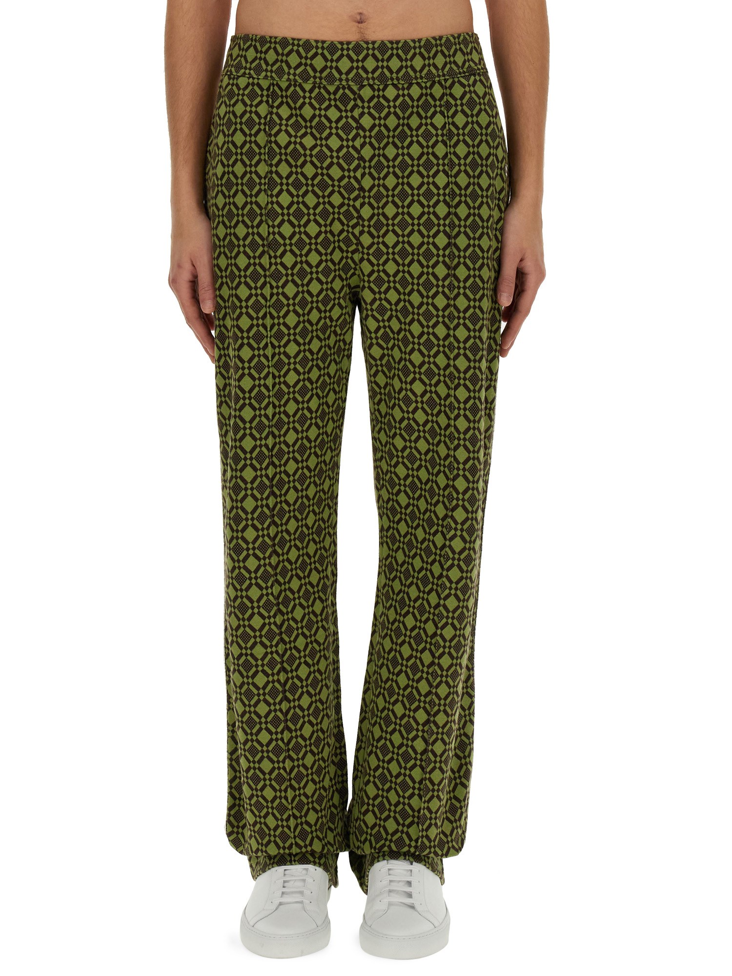 Shop Wales Bonner Truck Pants "power" In Green