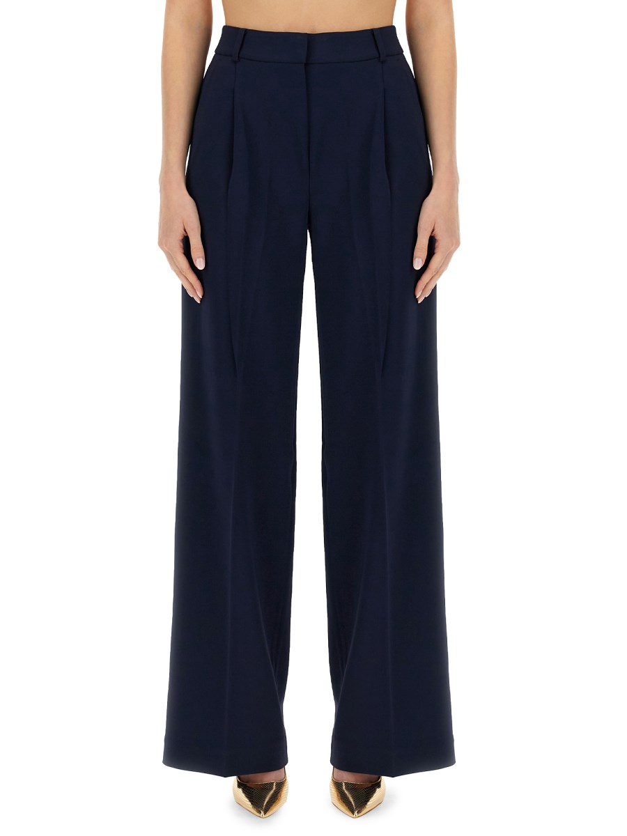 MICHAEL BY MICHAEL KORS PANTALONE WIDE LEG IN VISCOSA