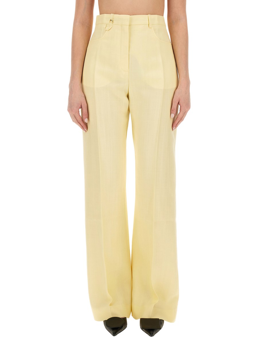 JACQUEMUS PANTALONE "SAUGE" IN VISCOSA