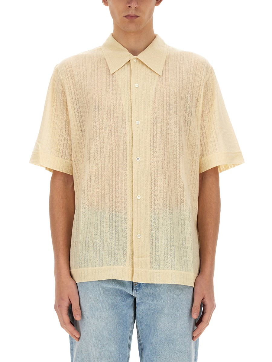 SÉFR CAMICIA "SUNEHAM" IN COTONE RICAMATO