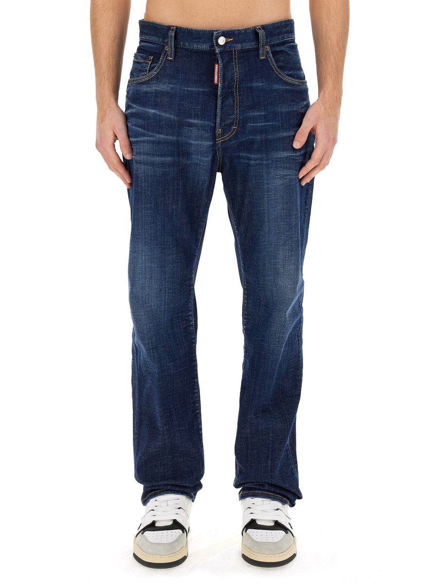 DSQUARED JEANS "642" IN DENIM DI COTONE