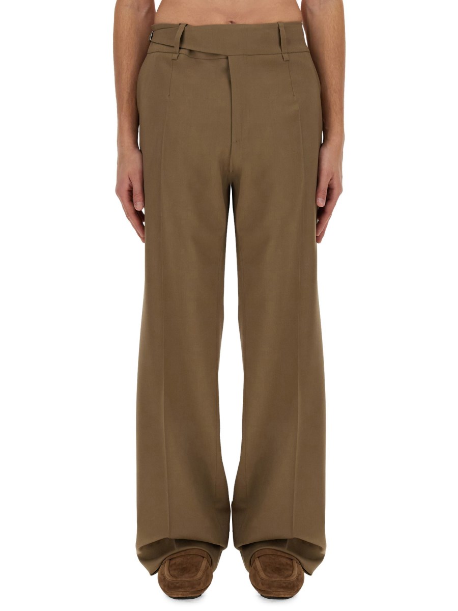 DOLCE & GABBANA PANTALONE SARTORIALE IN SALLIA BI-STRETCH