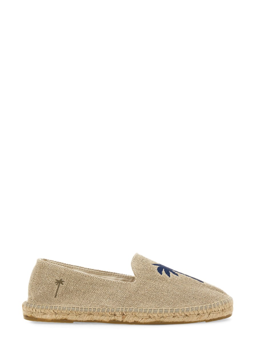 MANEBI ESPADRILLA CON LOGO IN SUEDE