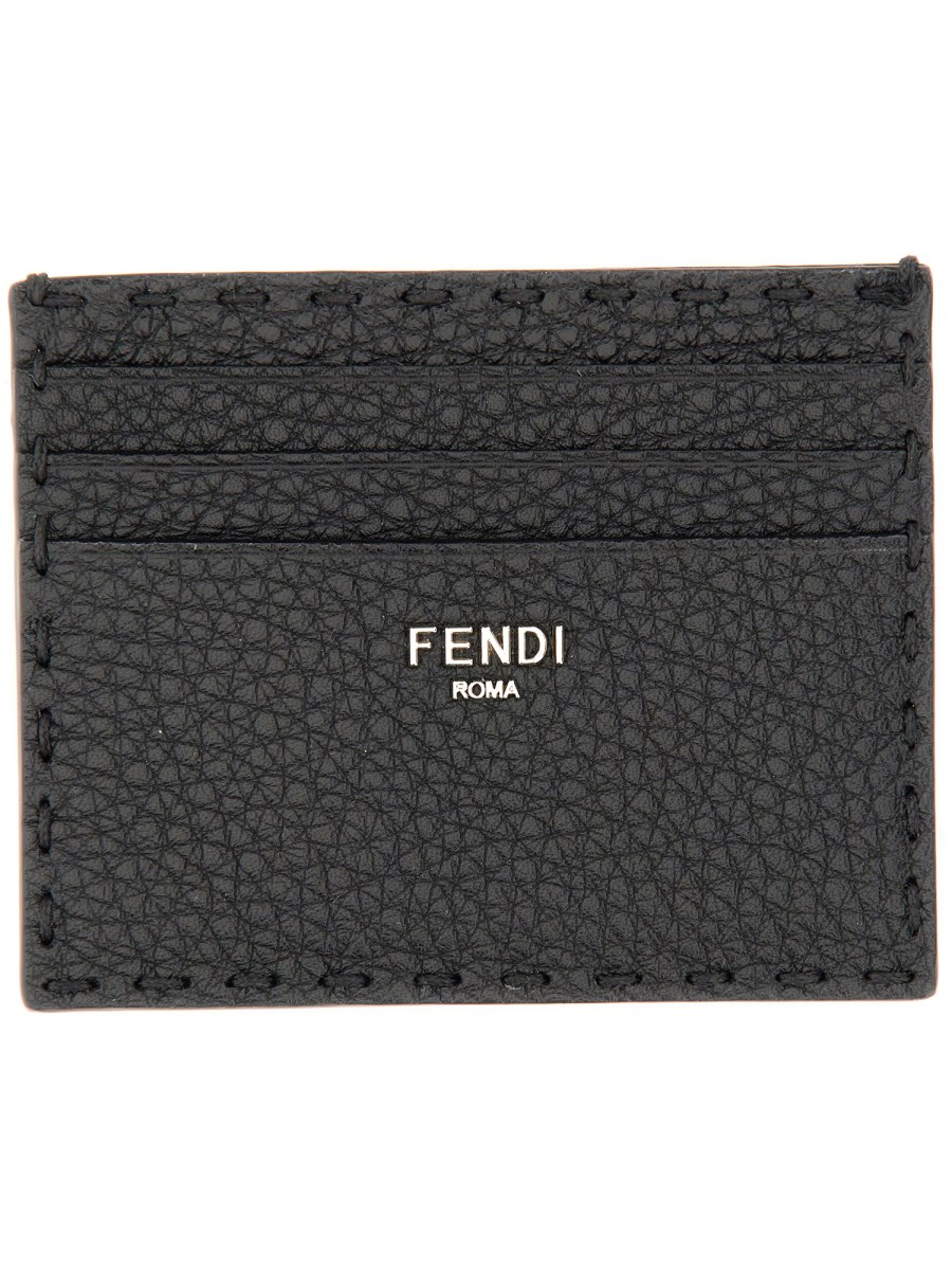 FENDI PORTACARTE SELLERIA IN PELLE