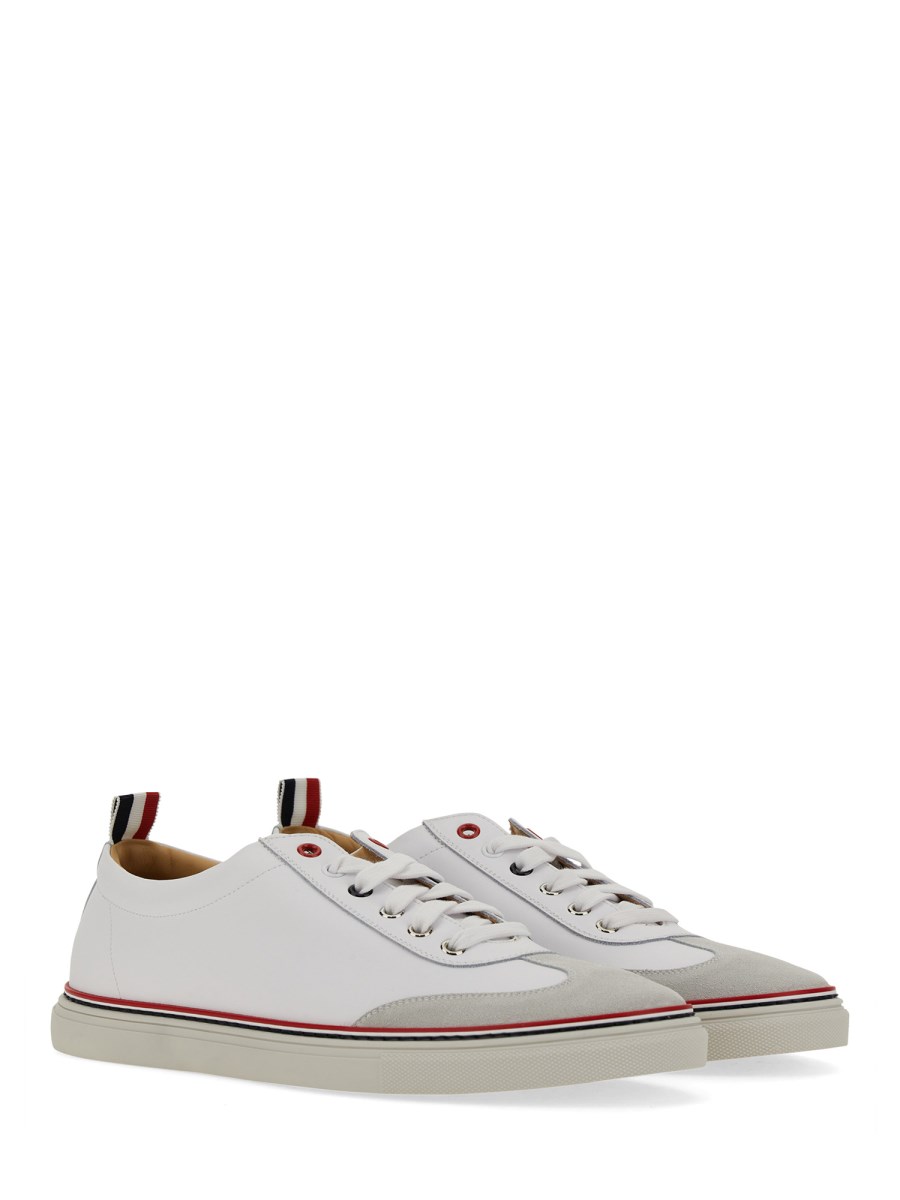 SNEAKER LOW-TOP IN PELLE