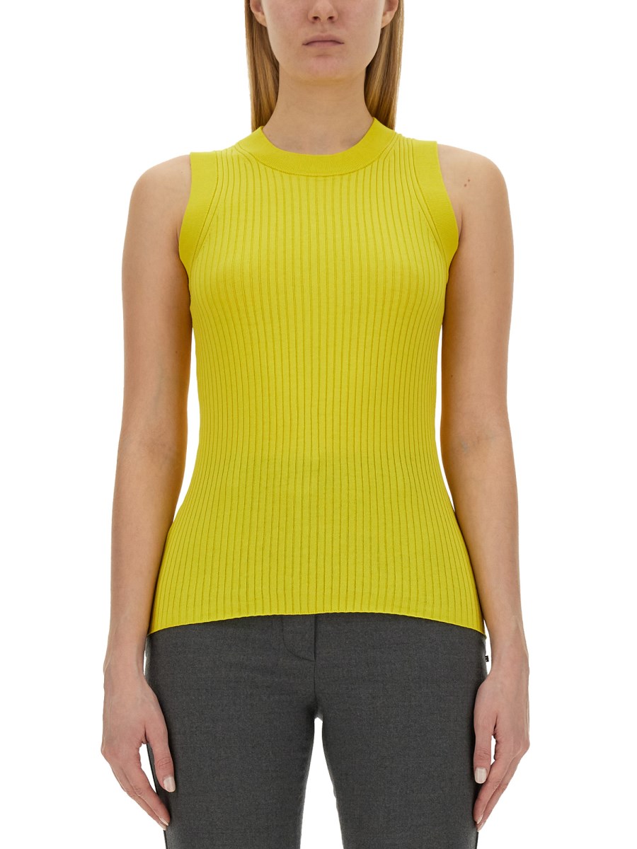 SPORTMAX TOP "TOLEDO" IN JERSEY DI COTONE