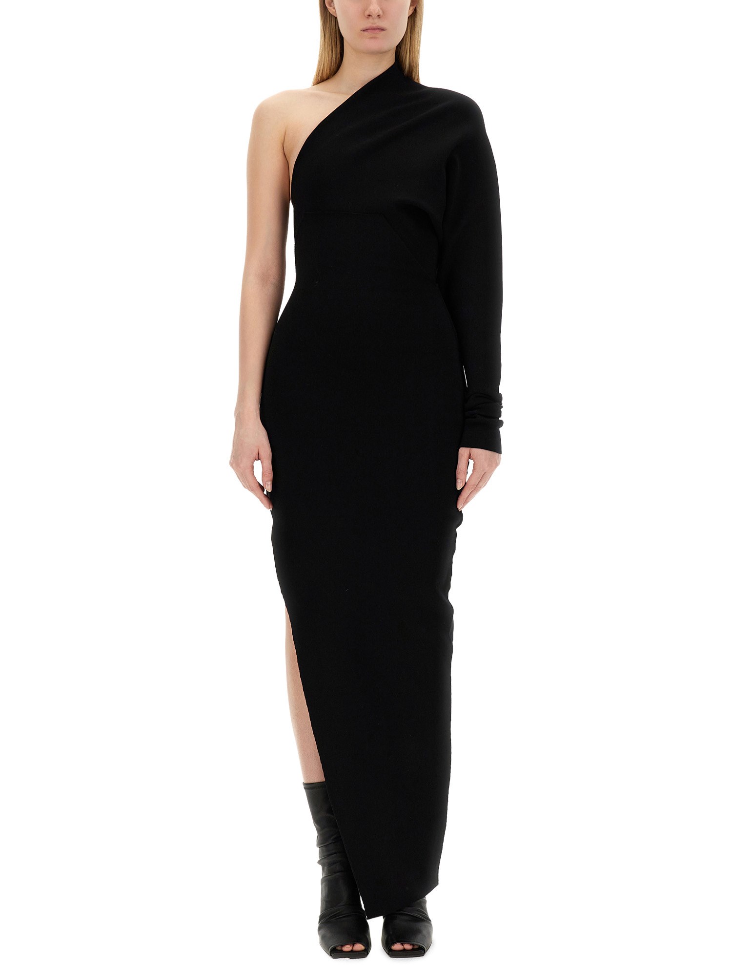 rick owens one-shoulder dress