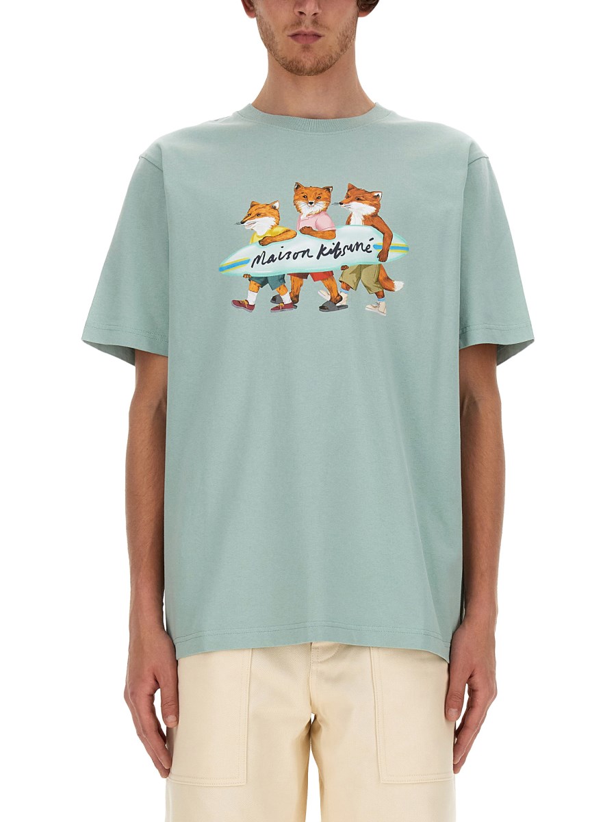 T-SHIRT "SURFING FOXES"