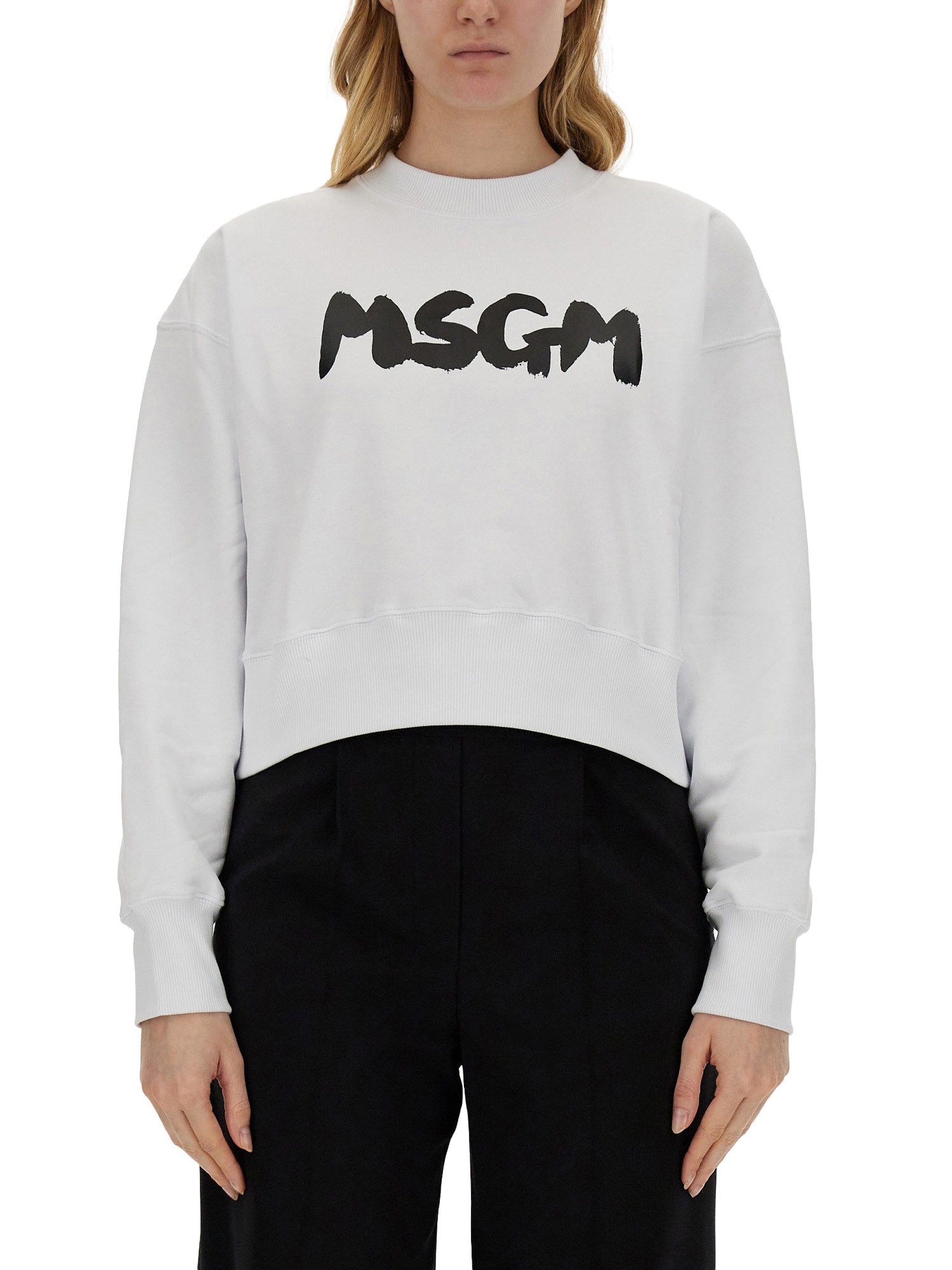 msgm sweatshirt with logo
