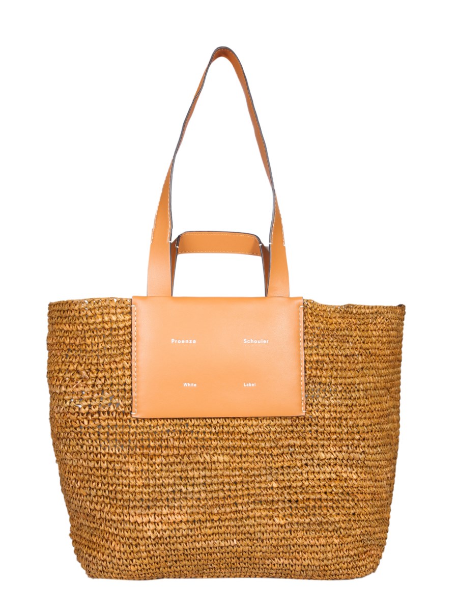 Proenza Schouler White Label ラフィアバッグ PROENZA SCHOULER WHITE LABEL - MORRIS XL RAFFIA BAG - Eleonora Bonucci