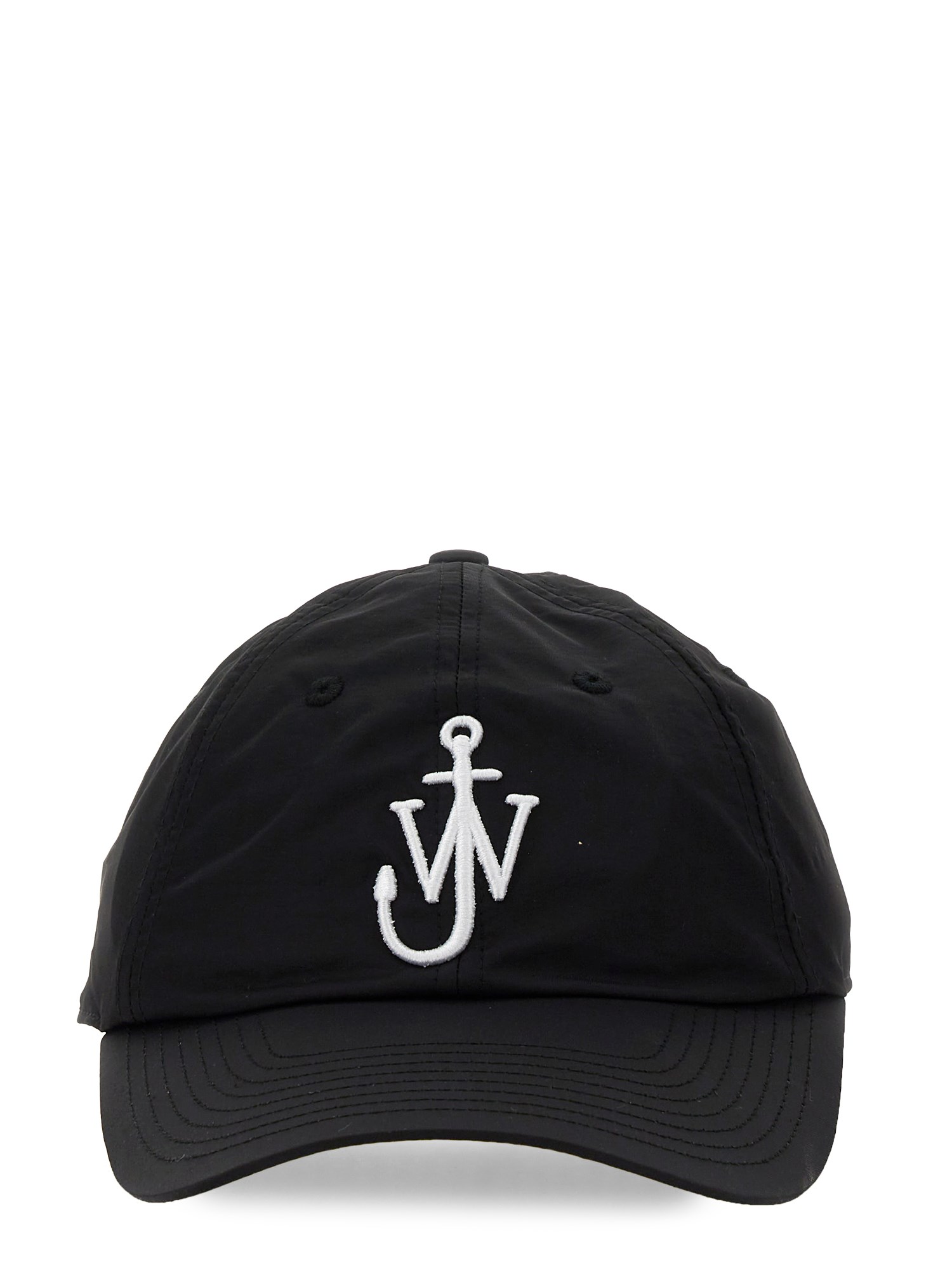 Jw Anderson Baseball Hat With Logo In Nero