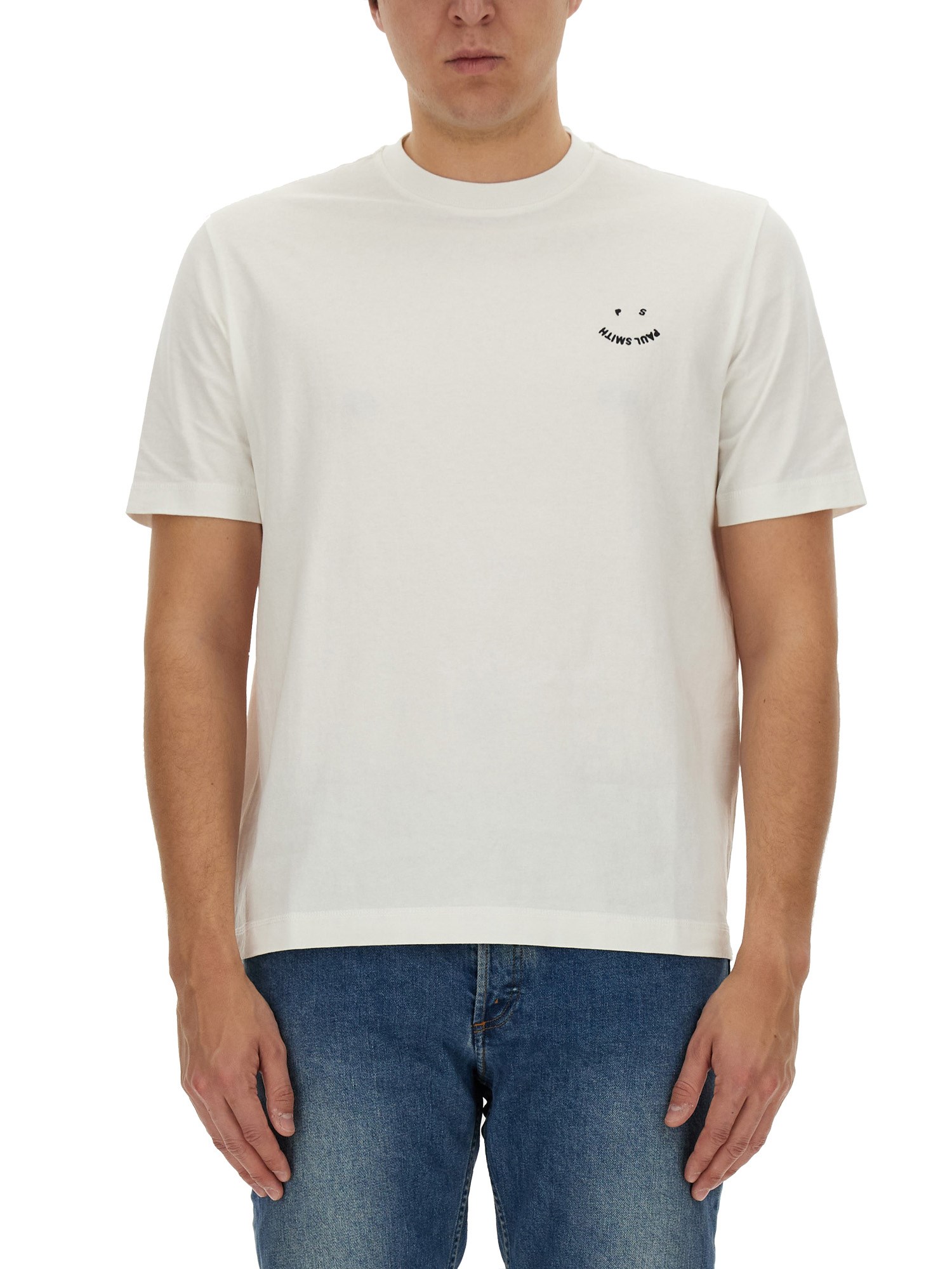 Ps By Paul Smith T-shirt With Logo In White