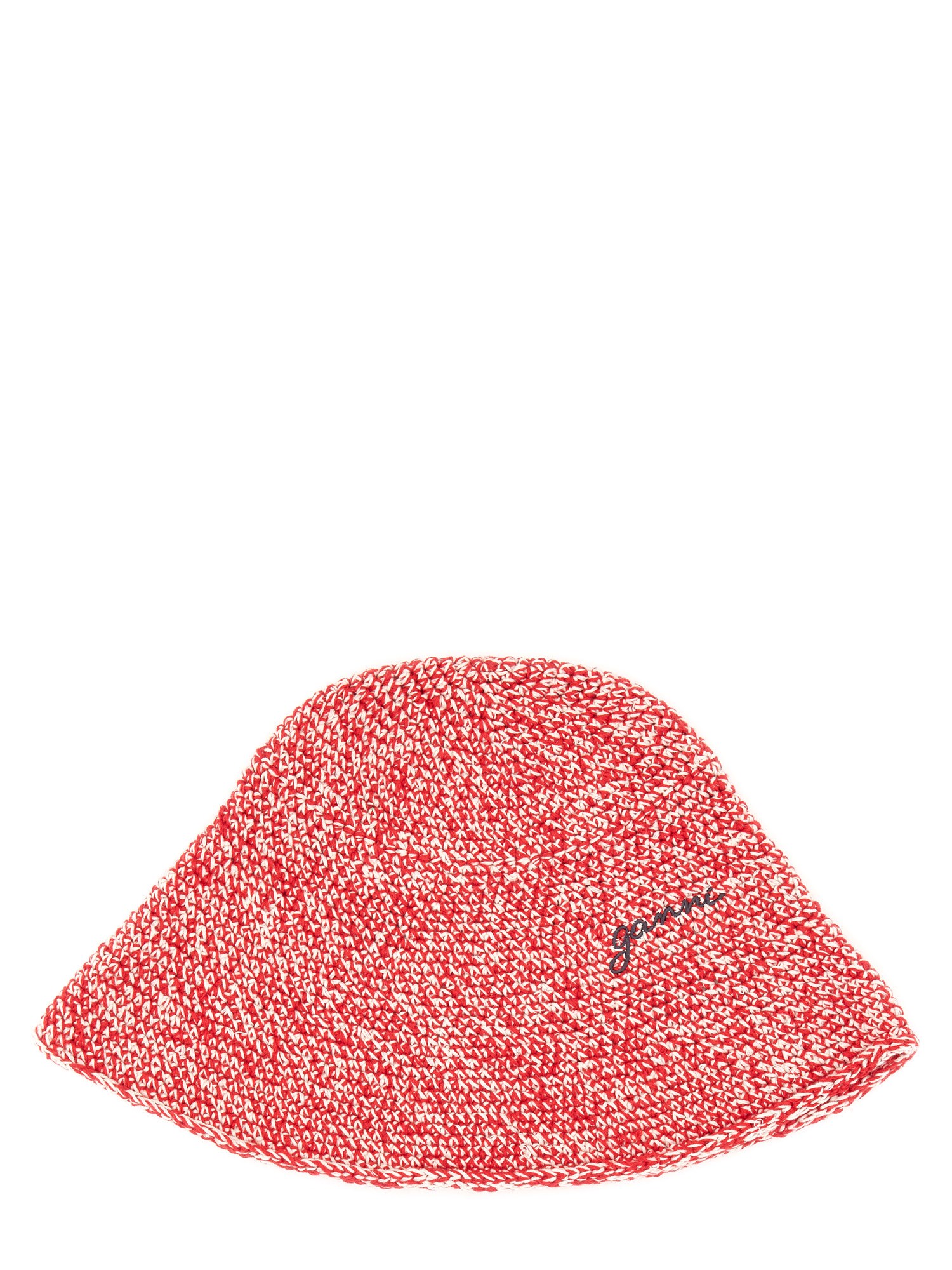 ganni hat with logo