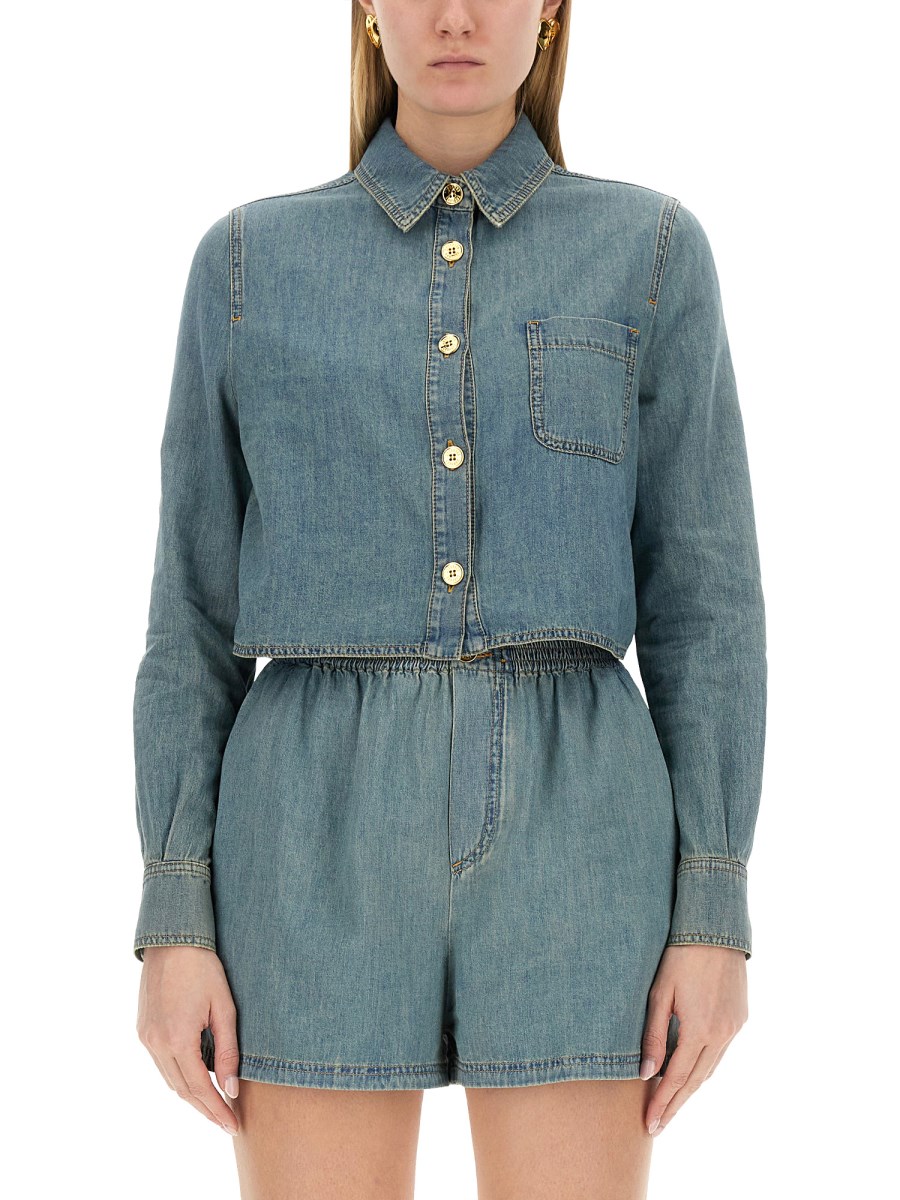 MOSCHINO CAMICIA IN DENIM