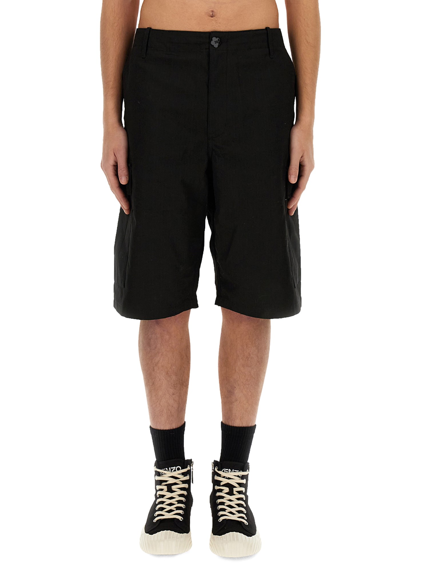 kenzo cargo workwear shorts