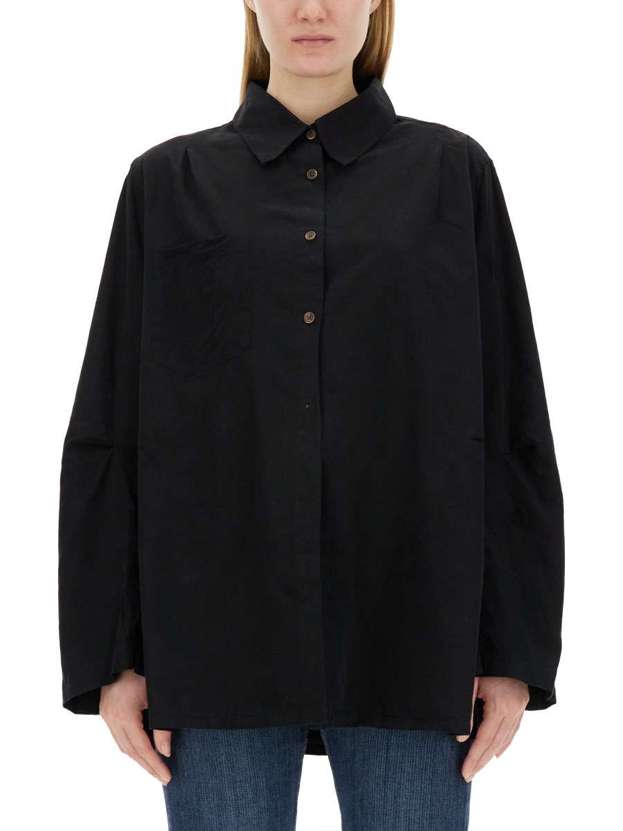 OUR LEGACY CAMICIA OVERSIZE FIT IN POPELINE DI COTONE