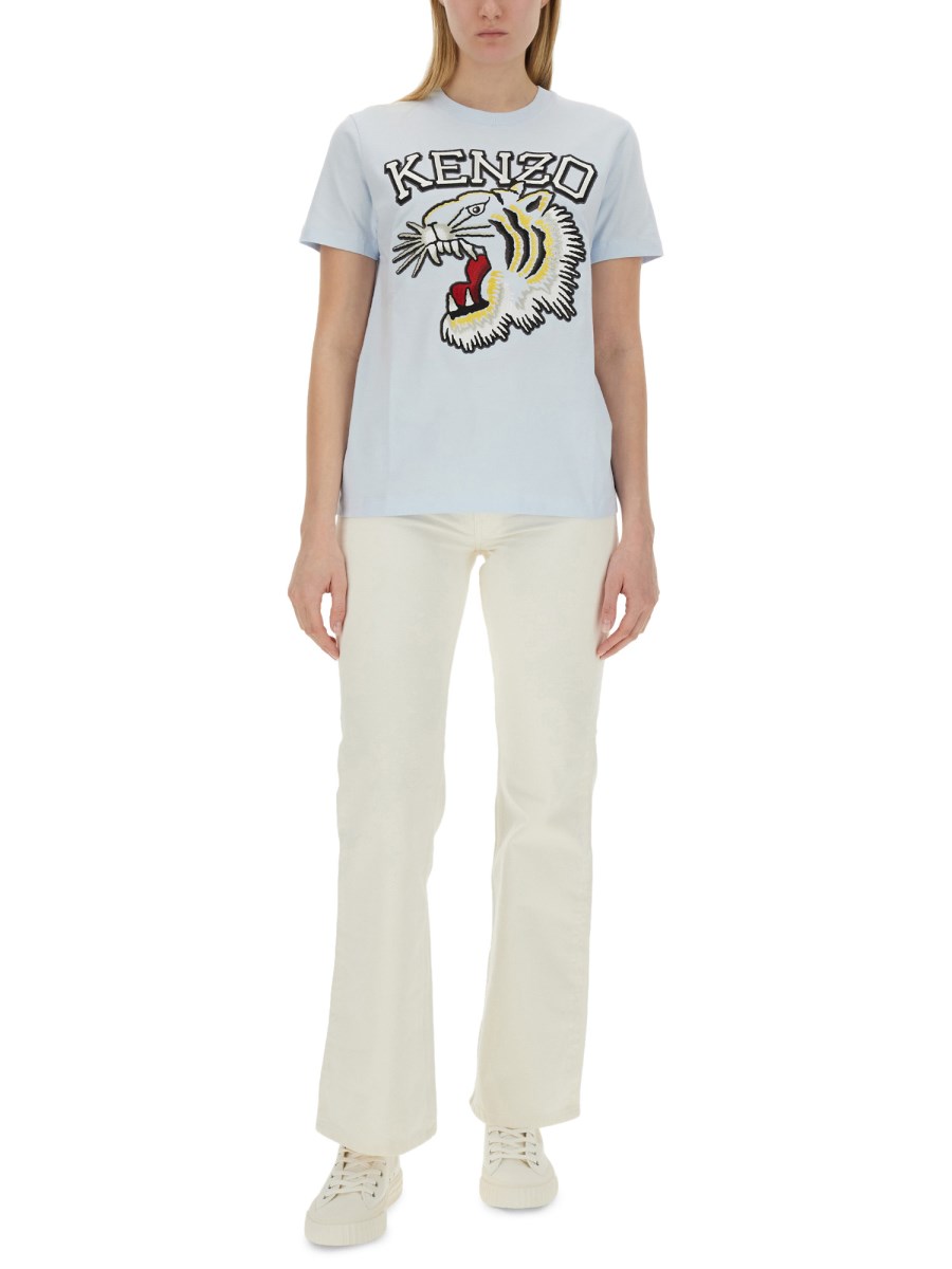 T-SHIRT CON RICAMO TIGER 