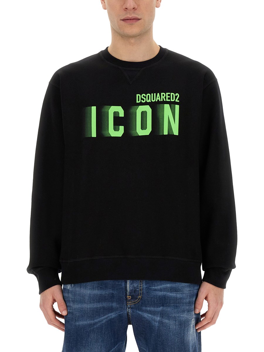 Black shop dsquared sweatshirt