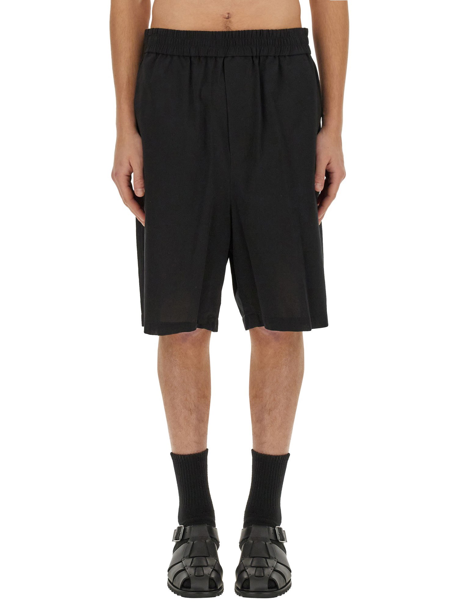 ami paris bermuda with elastic