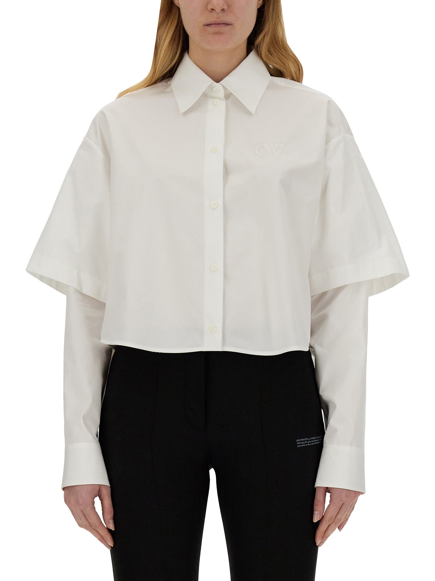 OFF-WHITE POPLIN SHIRT 