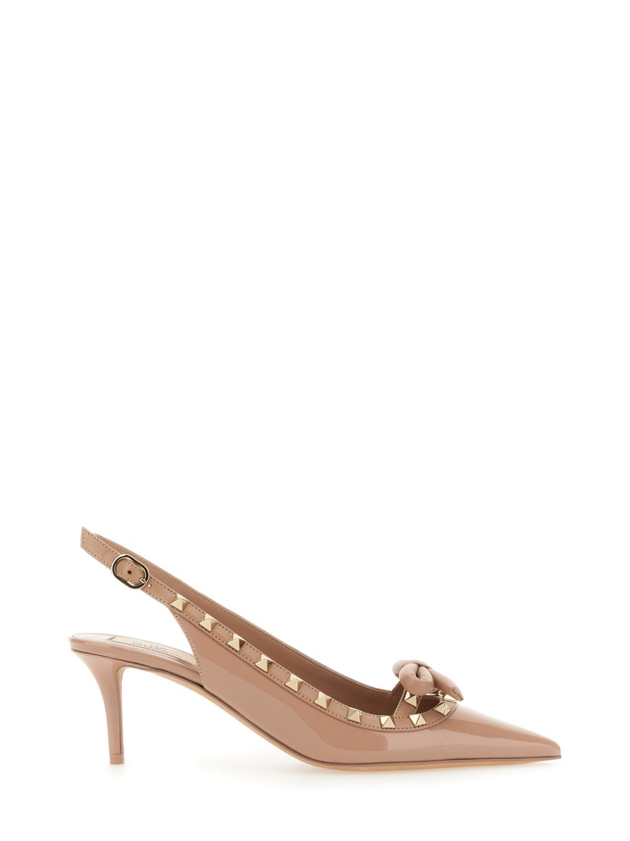 DÉCOLLETÉ SLINGBACK ROCKSTUD BOW 