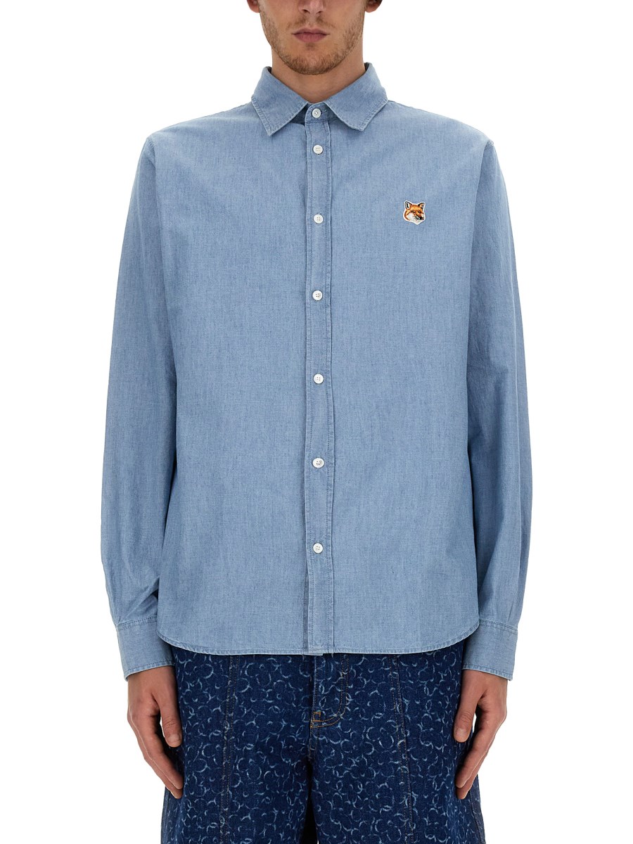 MAISON KITSUNÉ CAMICIA "FOX HEAD"