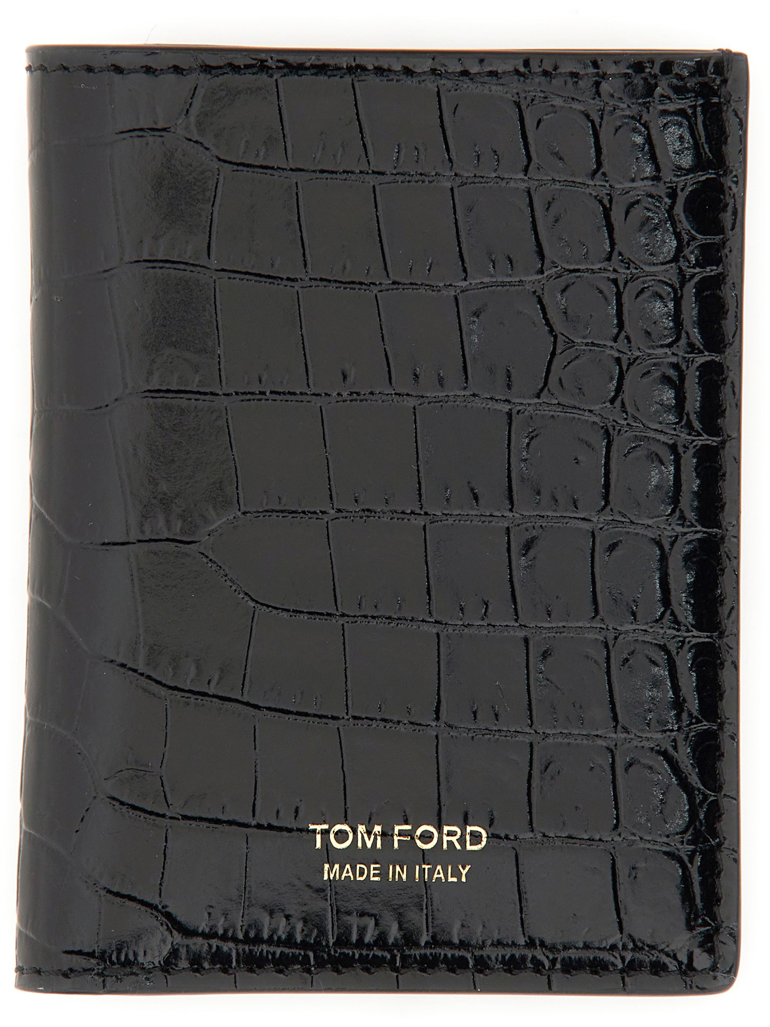 tom ford wallet with logo