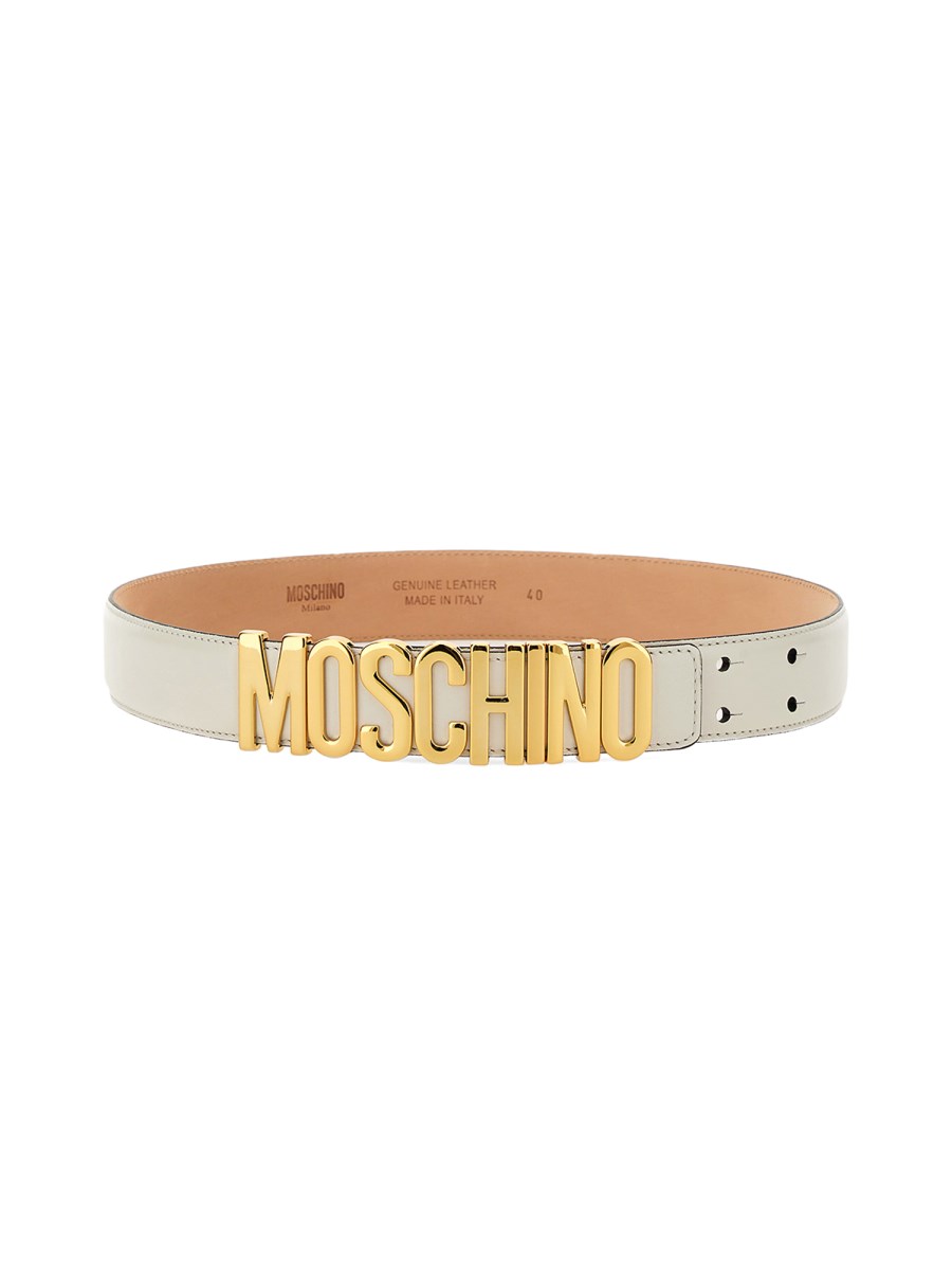 Moschino hotsell leather belt